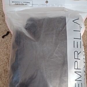 Women's Thermal Fleece Set - Black